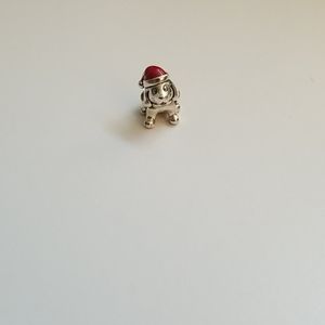 Christmas dog pandora charm